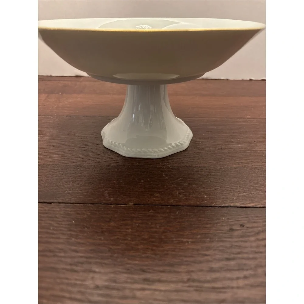 Bareuther‎ Waldsassen 49 Apples/Pears Pedestal Serving Bowl Bavaria Germany  VTG